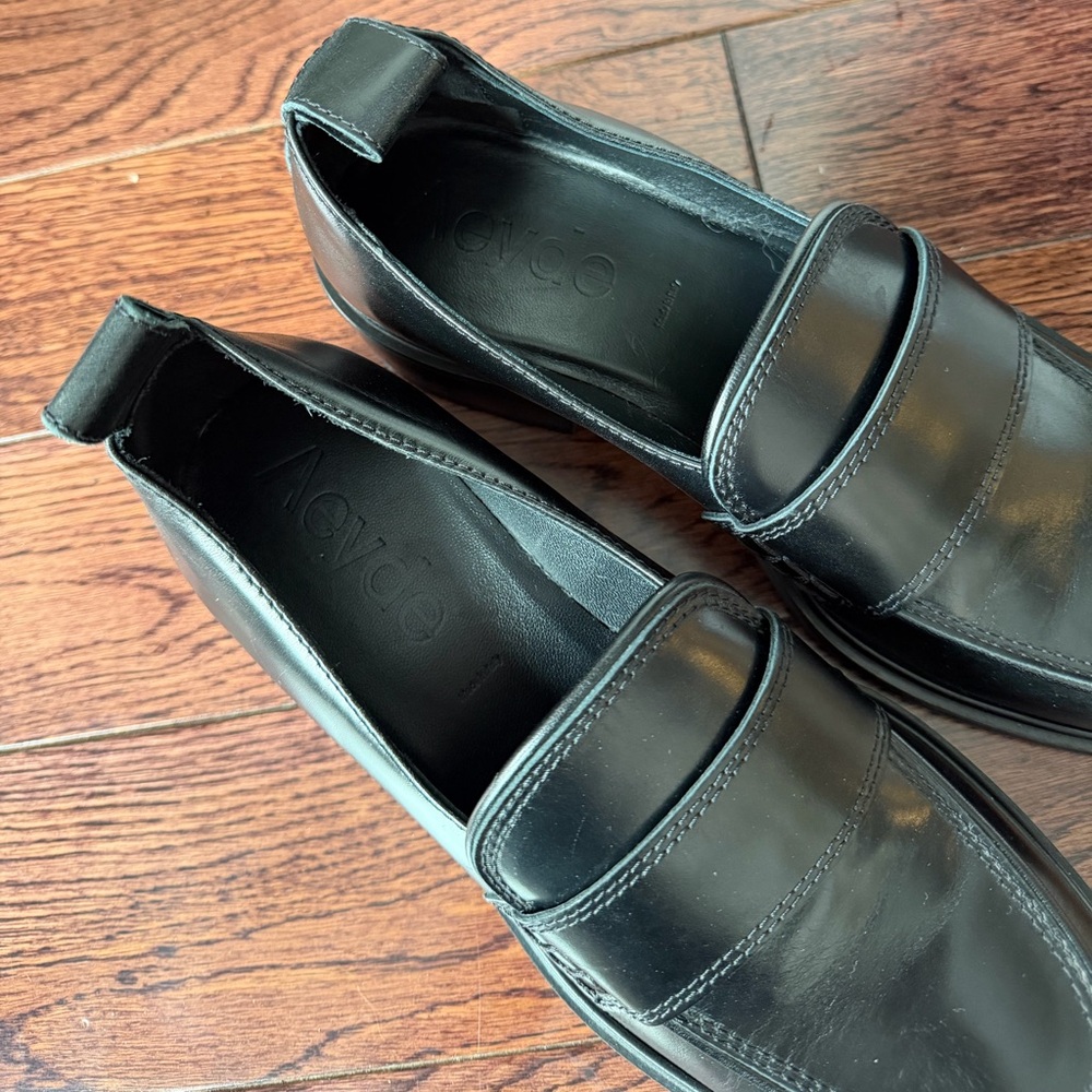 Aeyde Black Leather Loafers - Picture 3 of 4